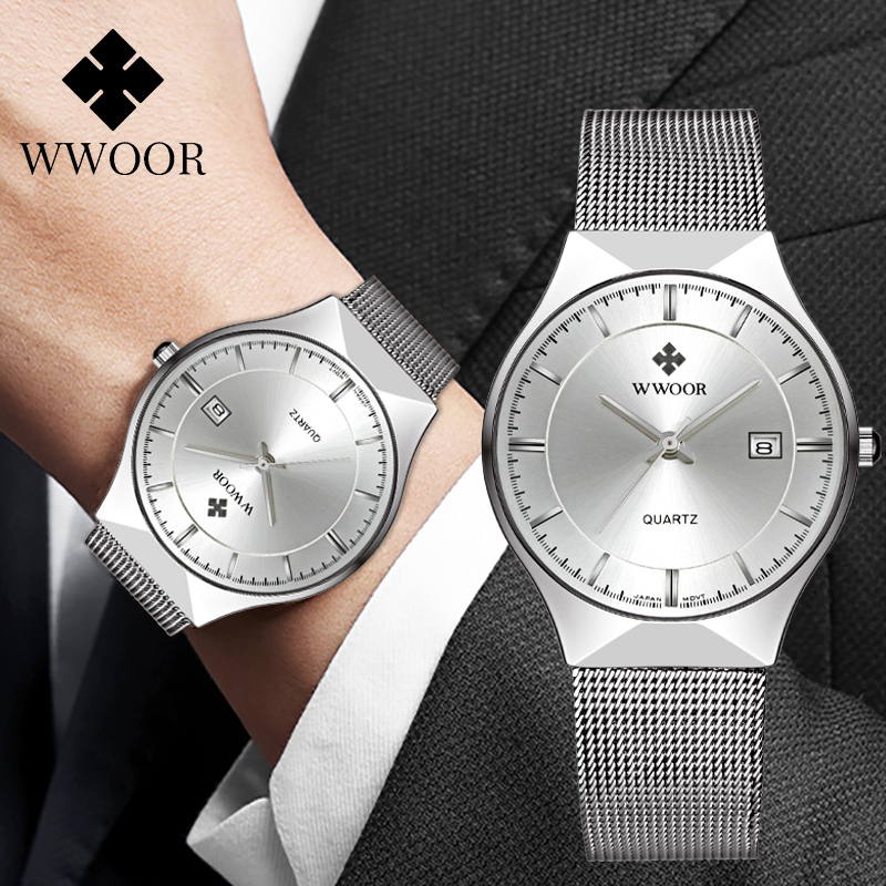 Men'S Formal Wear Belt - WWOOR Fashion Luxury Men Watch Top