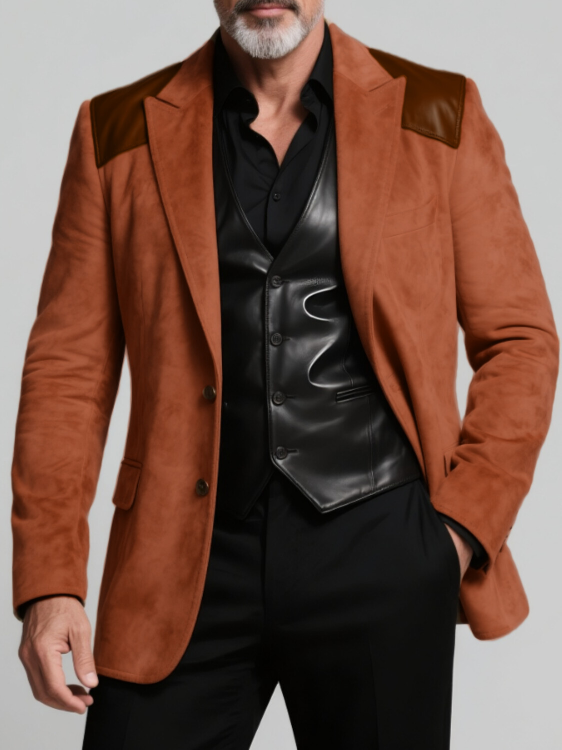 Men Formal Wear Design - Designer Classic Men's Suit Coat PU