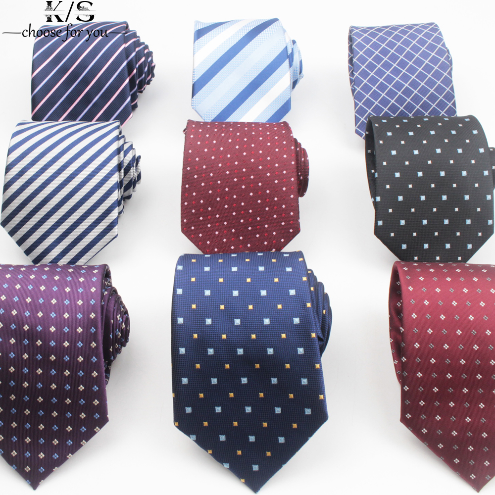 Men's Tie 8cm Stripe Dot Neckt - đánh giá và giá Men Formal Party Wear Shirt