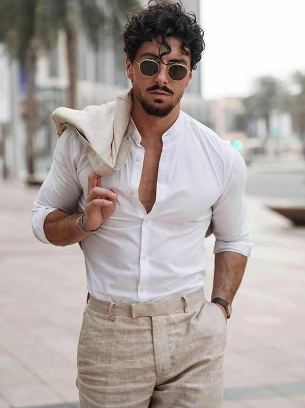 Summer Beach Business Linen Me - đánh giá và giá Men Formal Wear Summer
