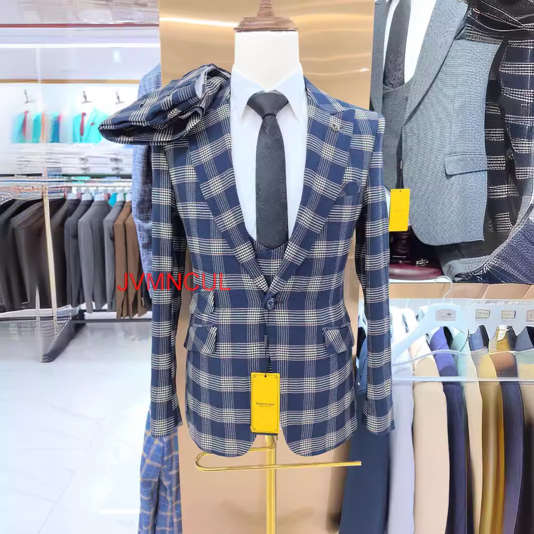 Men's Color Block 3 Piece Suit - đánh giá và giá Men'S Formal Wear For Reception