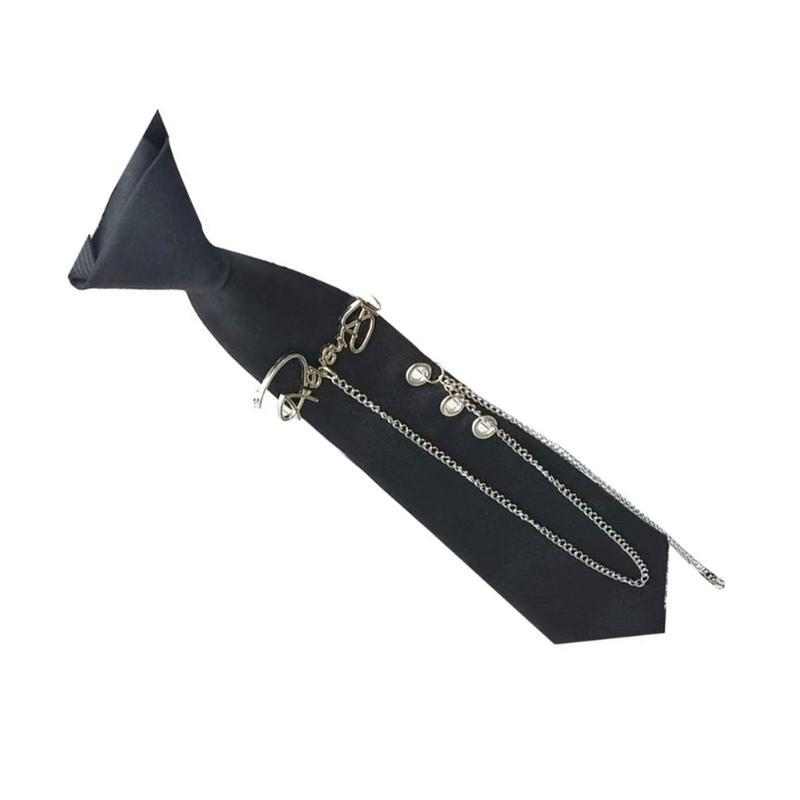 652F Punk Chain Necktie Knotfr - đánh giá và giá Men Formal Party Wear Shirt