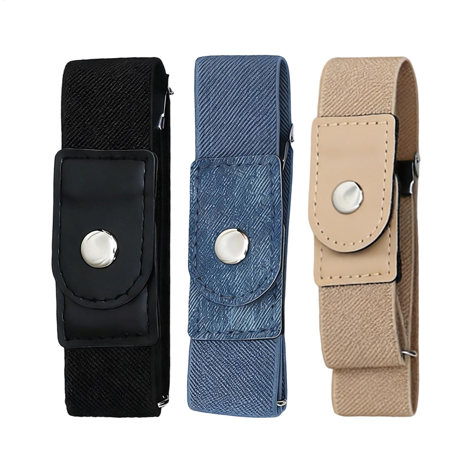 1 Pair No Buckle Elastic Belt  - đánh giá và giá Men'S Formal Wear Belt