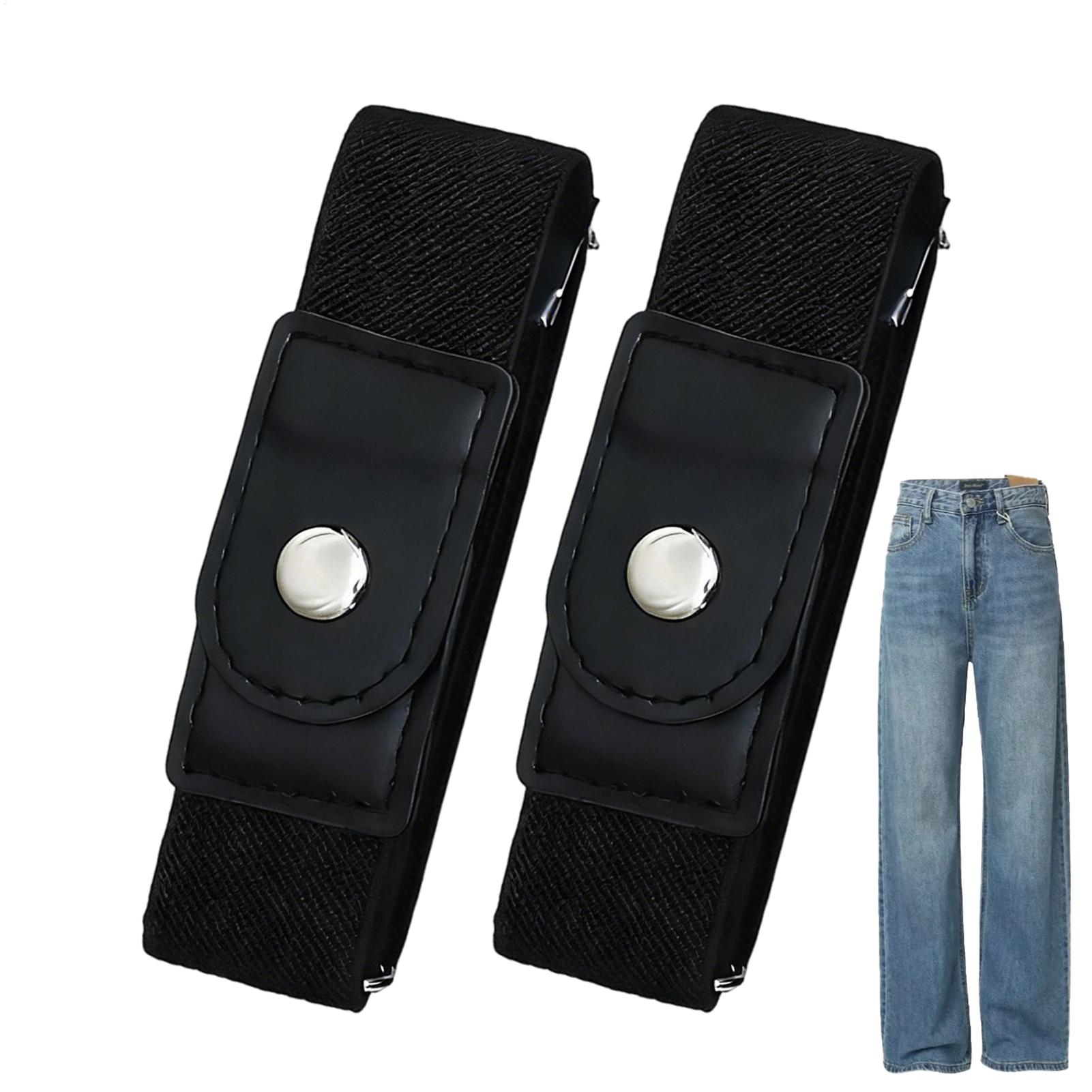 1 Pair No Buckle Elastic Belt  - đánh giá và giá Men'S Formal Wear Belt