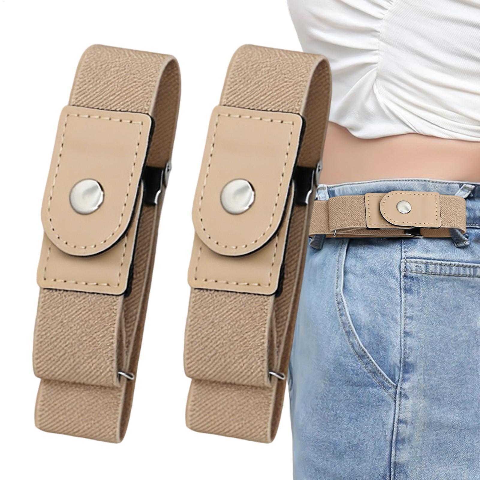 1 Pair No Buckle Elastic Belt  - đánh giá và giá Men'S Formal Wear Belt