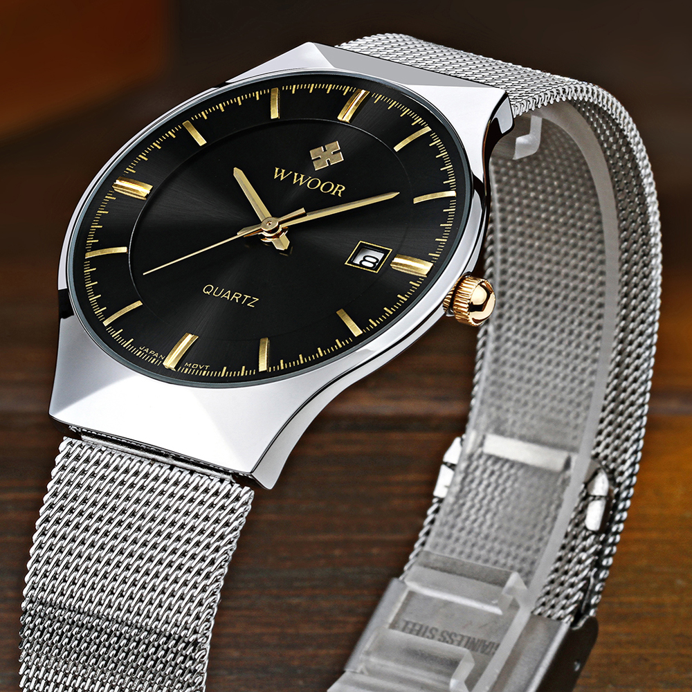 WWOOR Fashion Luxury Men Watch - đánh giá và giá Men'S Formal Wear Belt