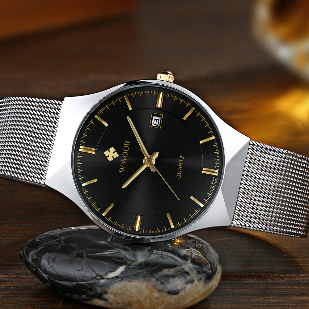 WWOOR Fashion Luxury Men Watch - đánh giá và giá Men'S Formal Wear Belt