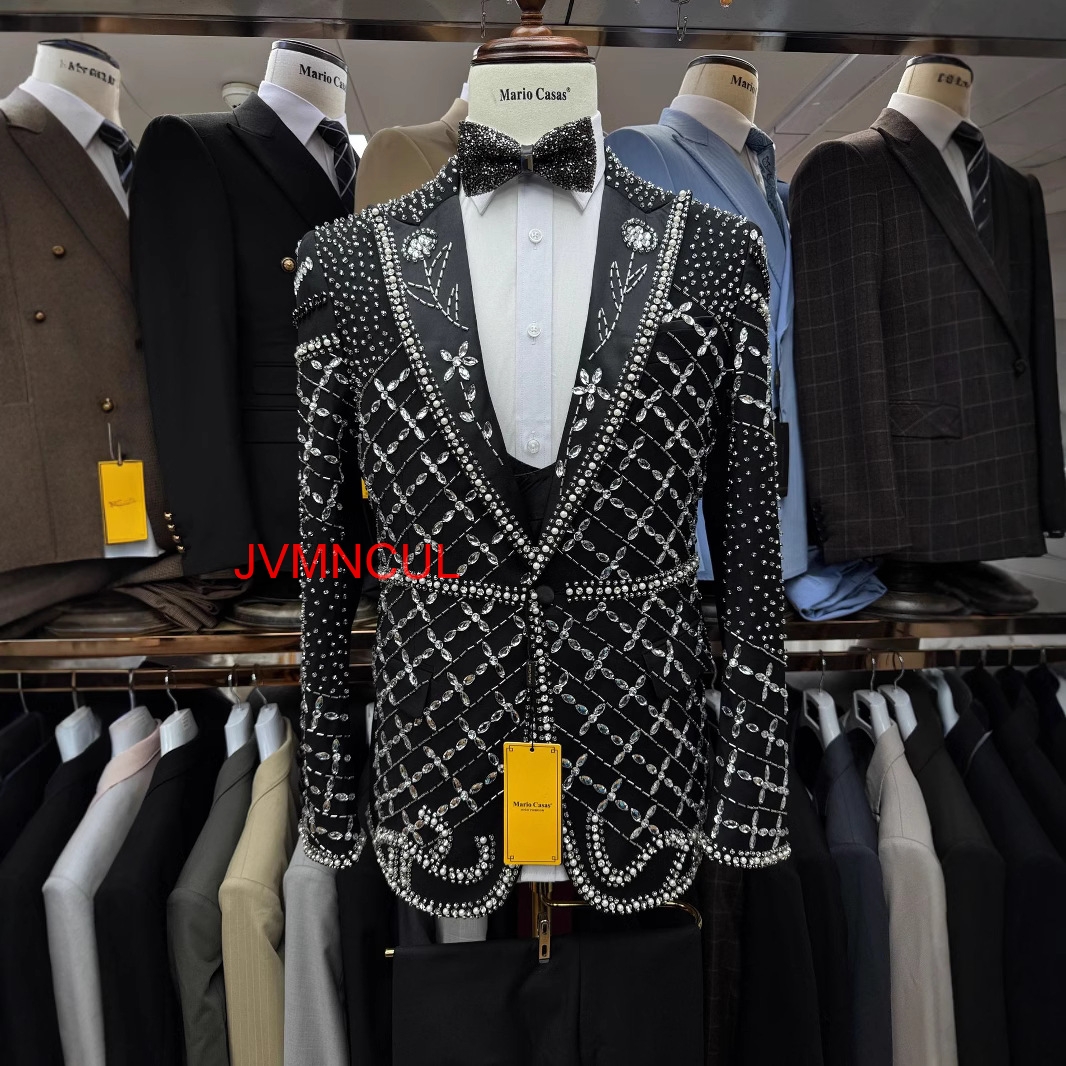 Men's Luxury Embroidered Suit  - đánh giá và giá Men'S Formal Wear For Reception