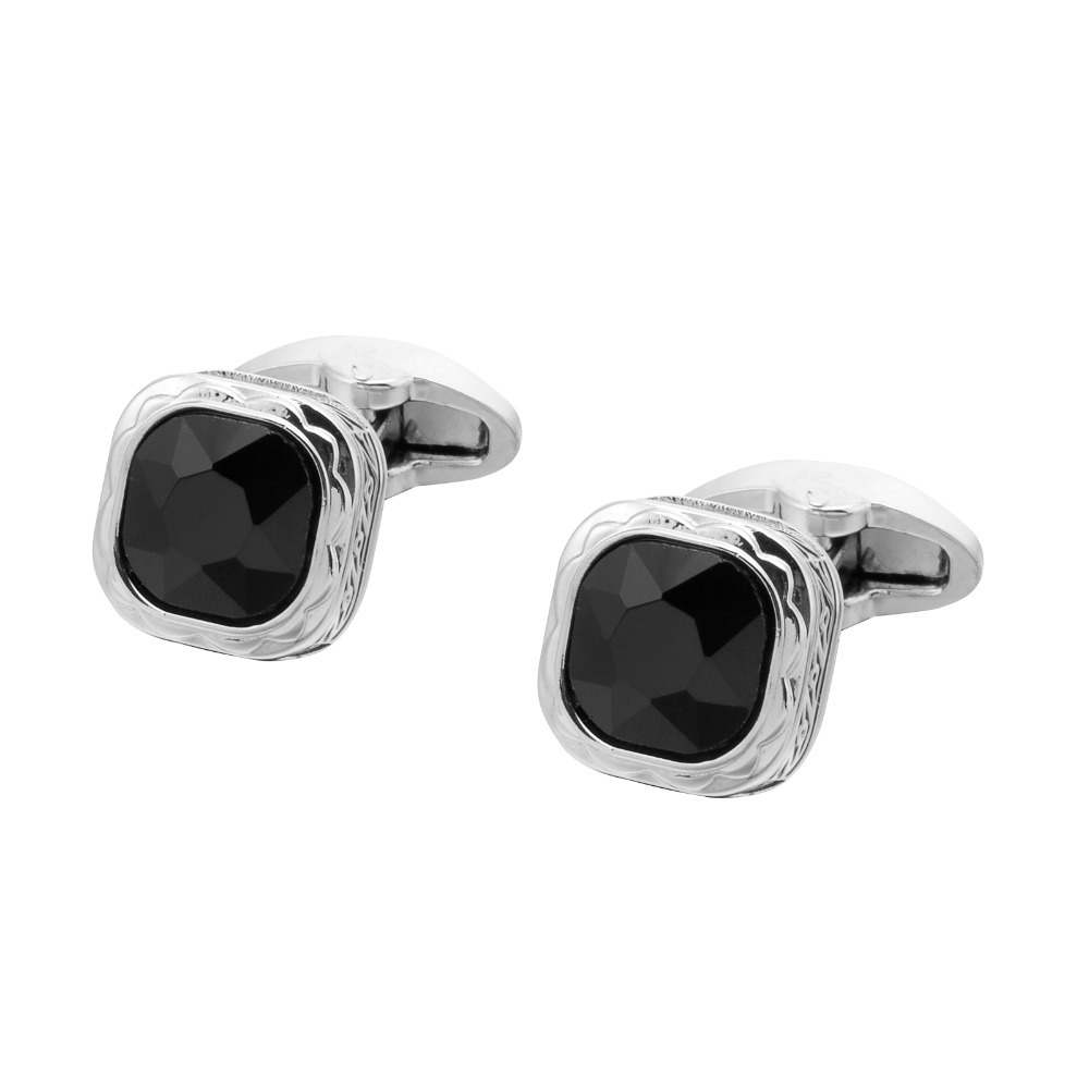 Black Gemstone French Cufflink - đánh giá và giá Dress Shirt French Cuff