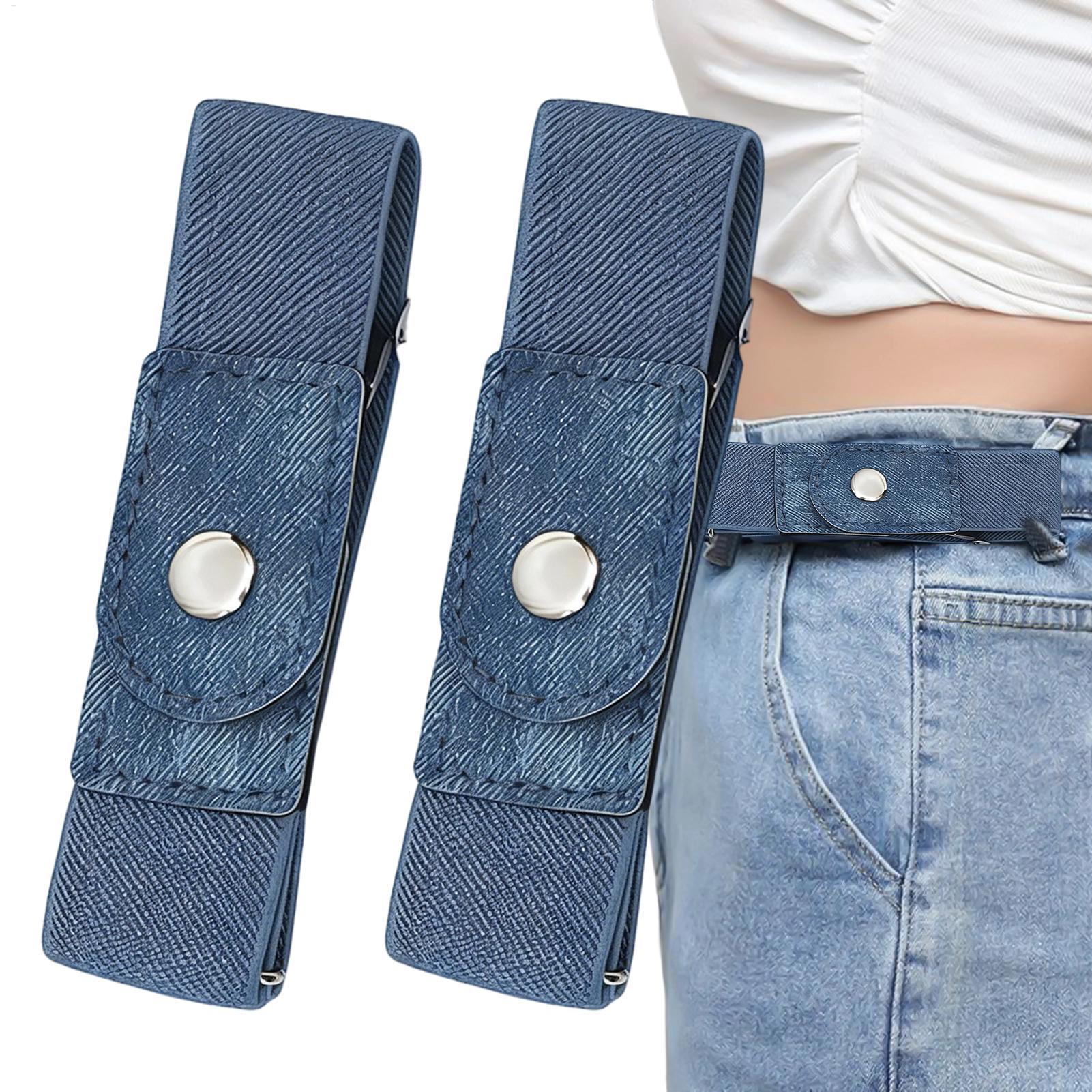 1 Pair No Buckle Belt Women El - đánh giá và giá Men'S Formal Wear Belt