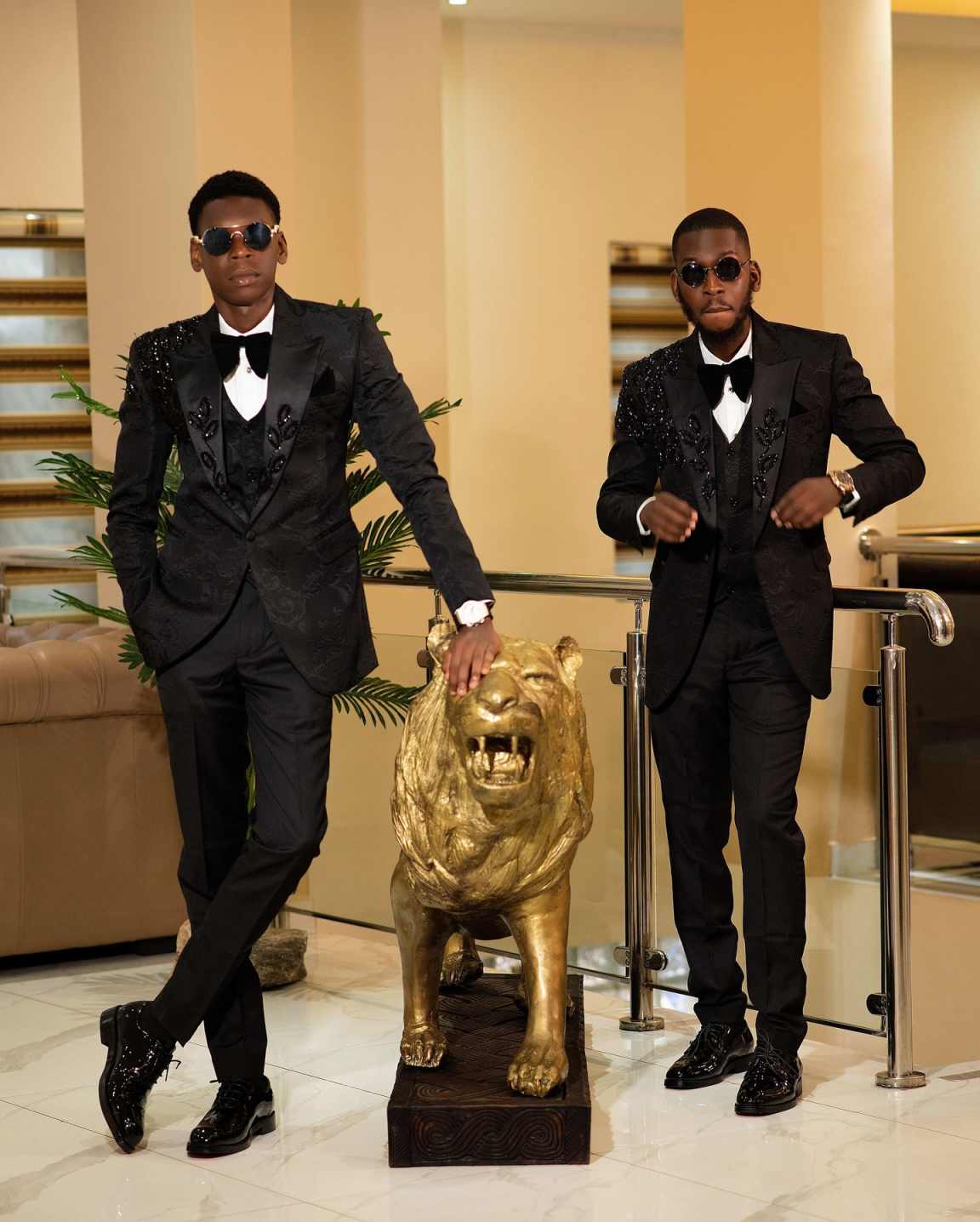 Fashion Men Suits Applique 2-p - đánh giá và giá Men Formal Wear Design
