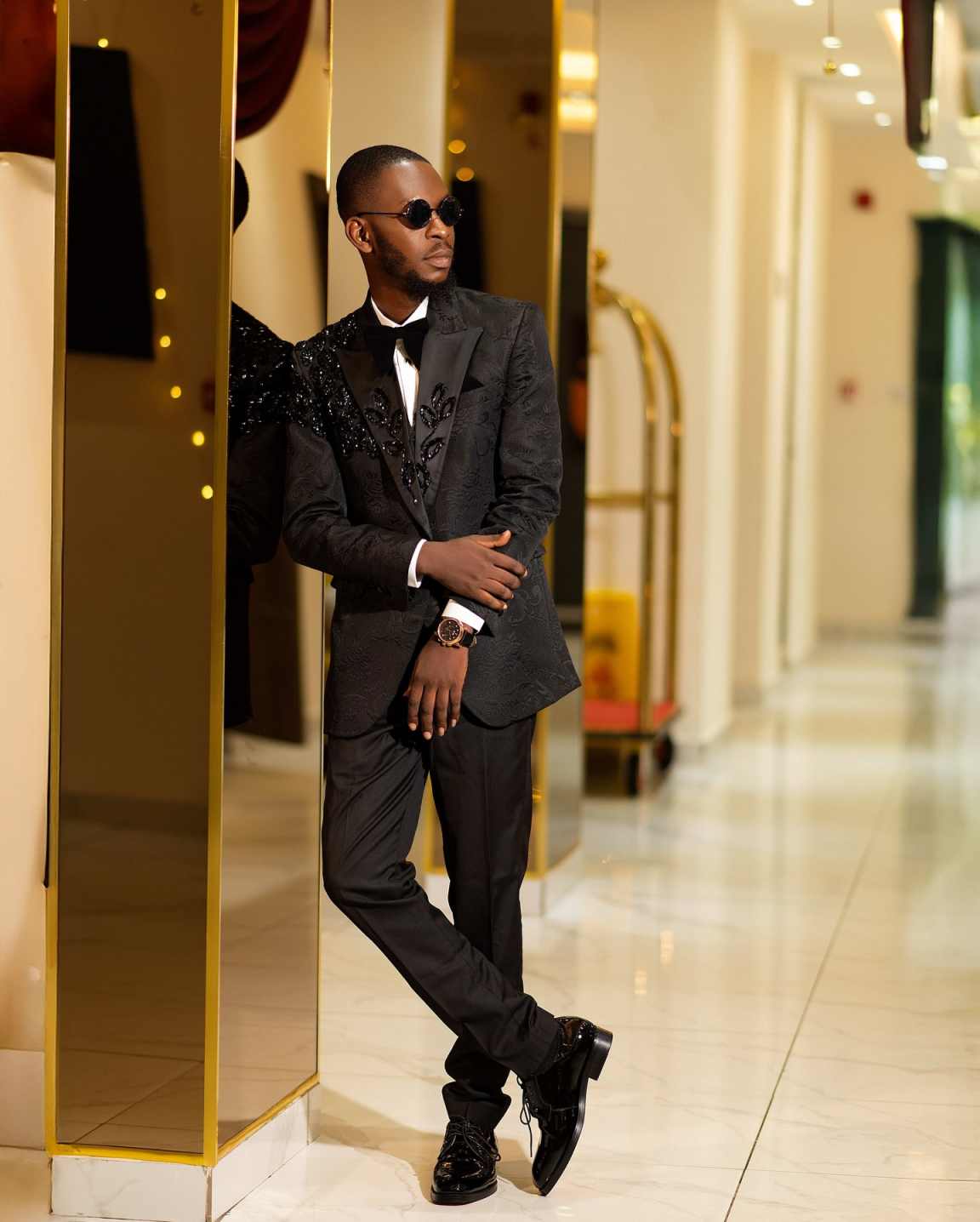 Fashion Men Suits Applique 2-p - đánh giá và giá Men Formal Wear Design