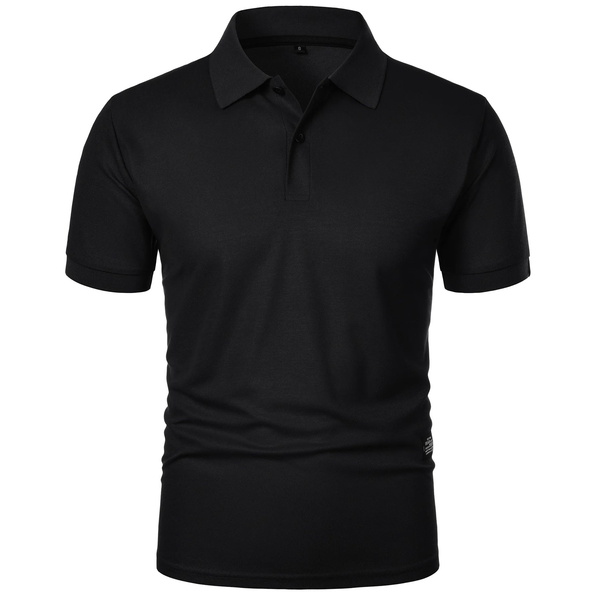 Men's Casual Polo Shirt Black  - đánh giá và giá Men Formal Party Wear Shirt