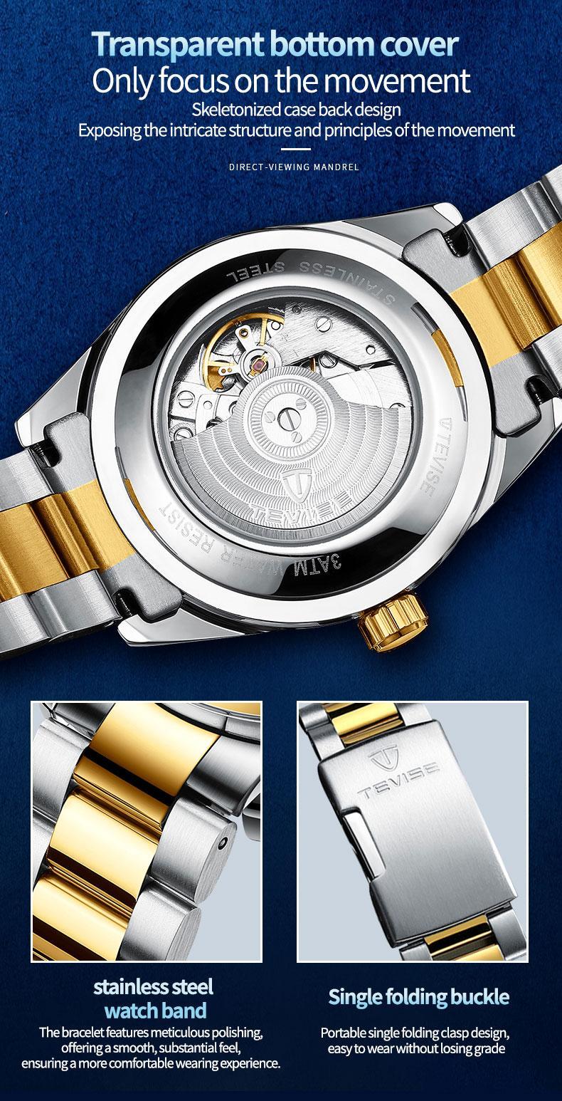 TEVISE men's watch - a busines - đánh giá và giá Men'S Formal Wear Watches