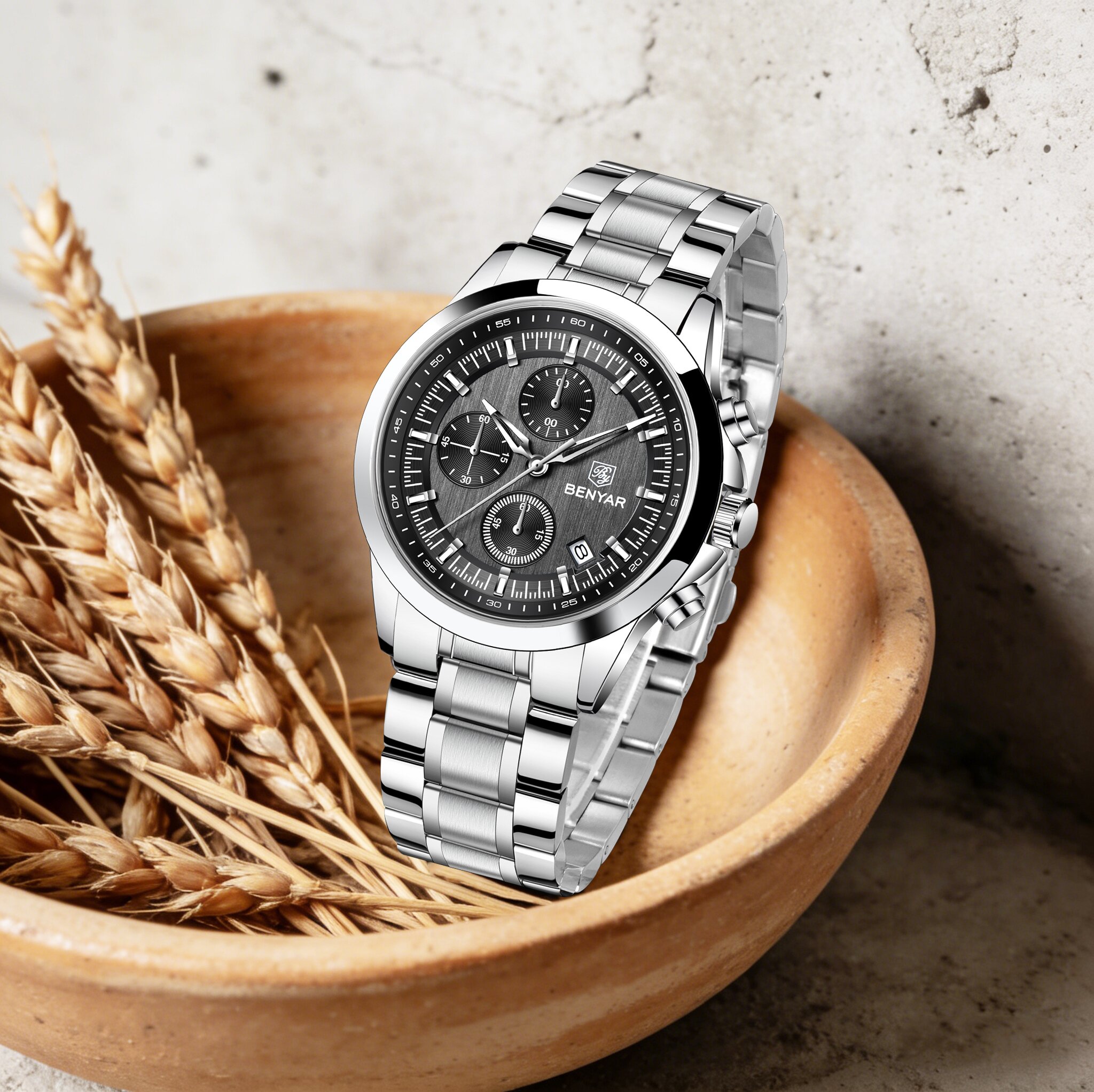 BENYAR Luxury Restrained Men Q - đánh giá và giá Men'S Formal Wear Watches