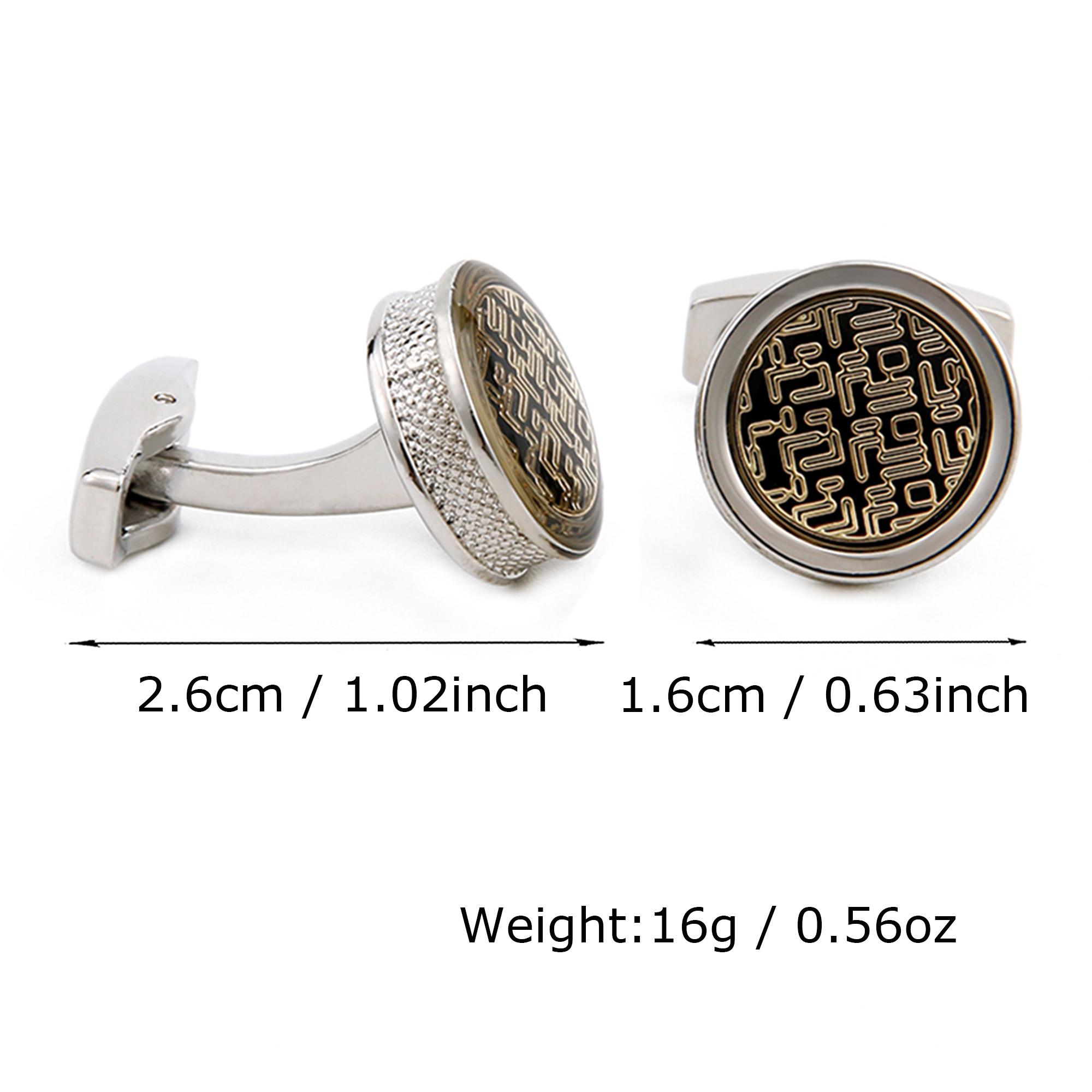 Cuff Links for Men TOMYE XK19S - đánh giá và giá Dress Shirt French Cuff