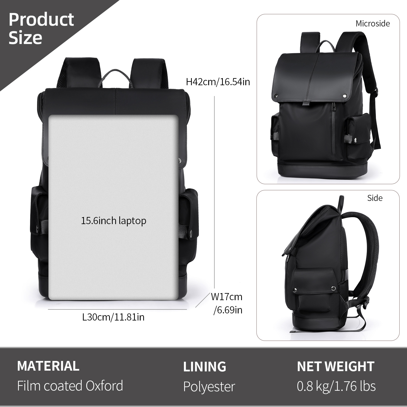 15.6in Laptop Backpack Oxford  - đánh giá và giá Men'S Formal Wear Belt