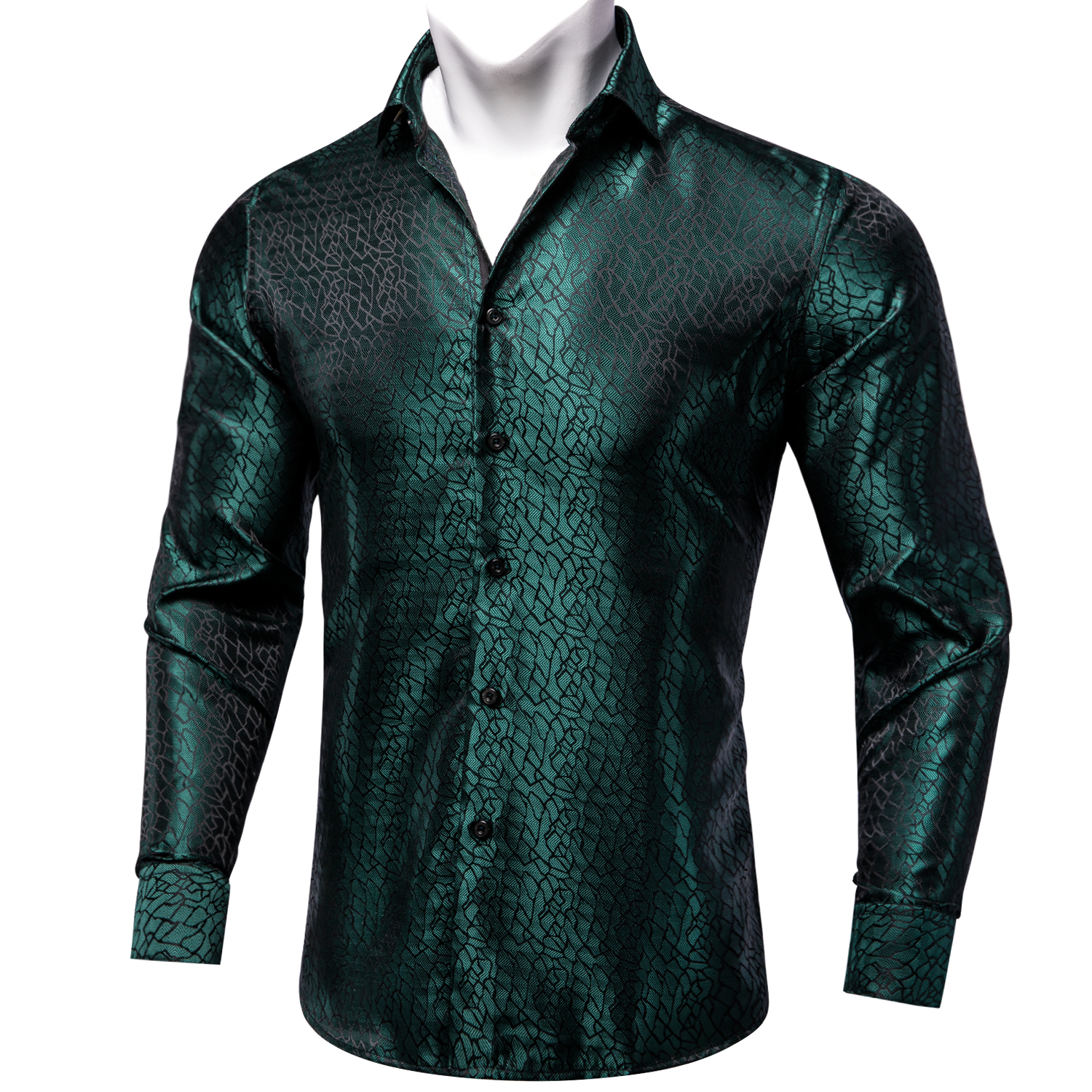 Fashion Green Shirts For Men C - đánh giá và giá Men Formal Party Wear Shirt