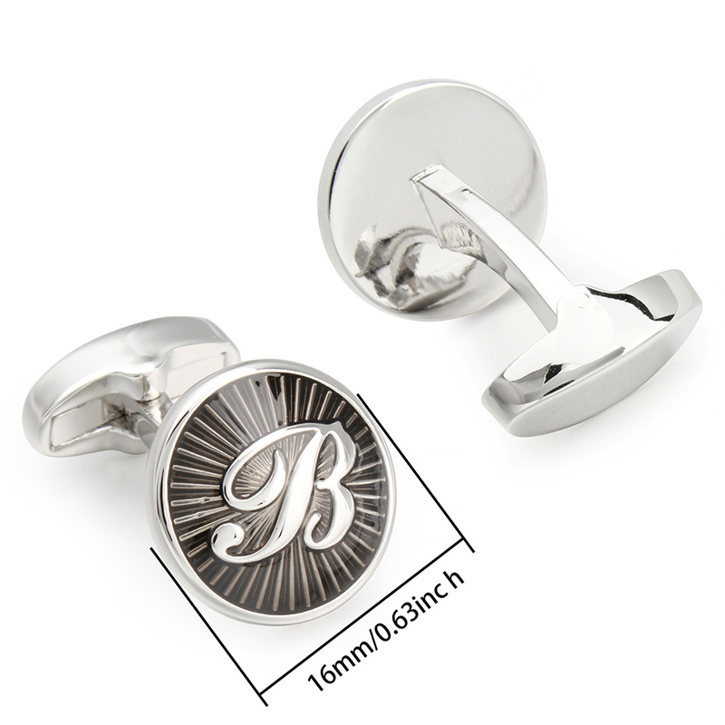 HAWSON (A-Z) Letter Cufflinks  - đánh giá và giá Dress Shirt French Cuff