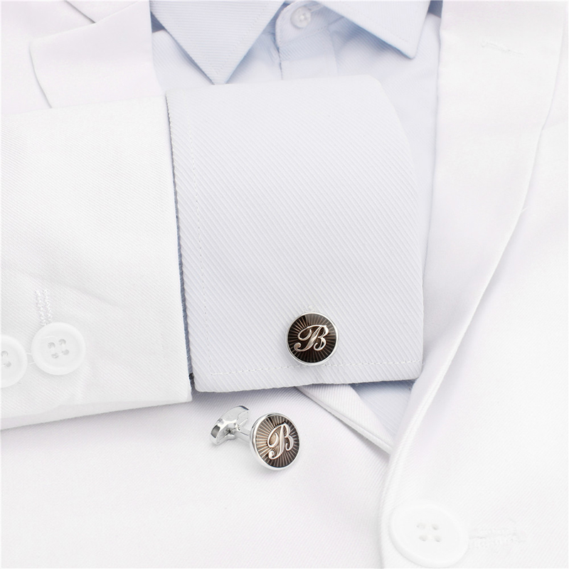 HAWSON (A-Z) Letter Cufflinks  - đánh giá và giá Dress Shirt French Cuff