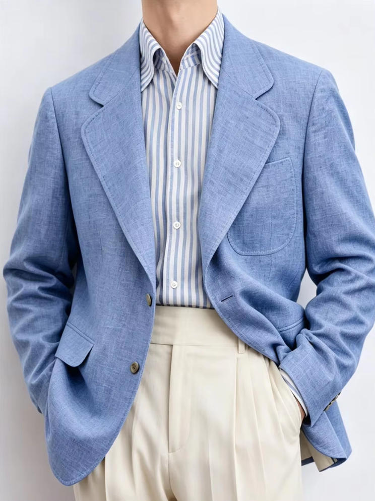 Only Linen Men's Blazer 1PCS B - đánh giá và giá Men Formal Wear Summer