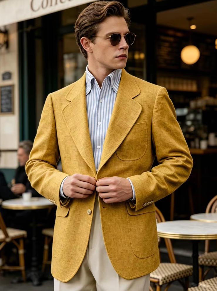 Only Linen Men's Blazer 1PCS B - đánh giá và giá Men Formal Wear Summer