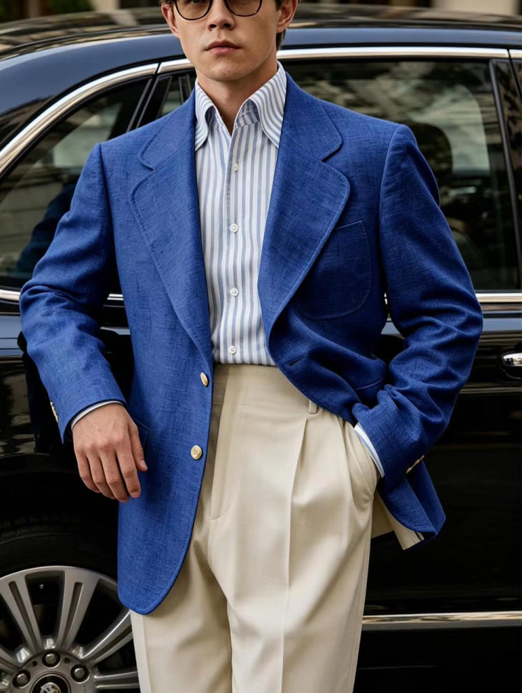 Only Linen Men's Blazer 1PCS B - đánh giá và giá Men Formal Wear Summer