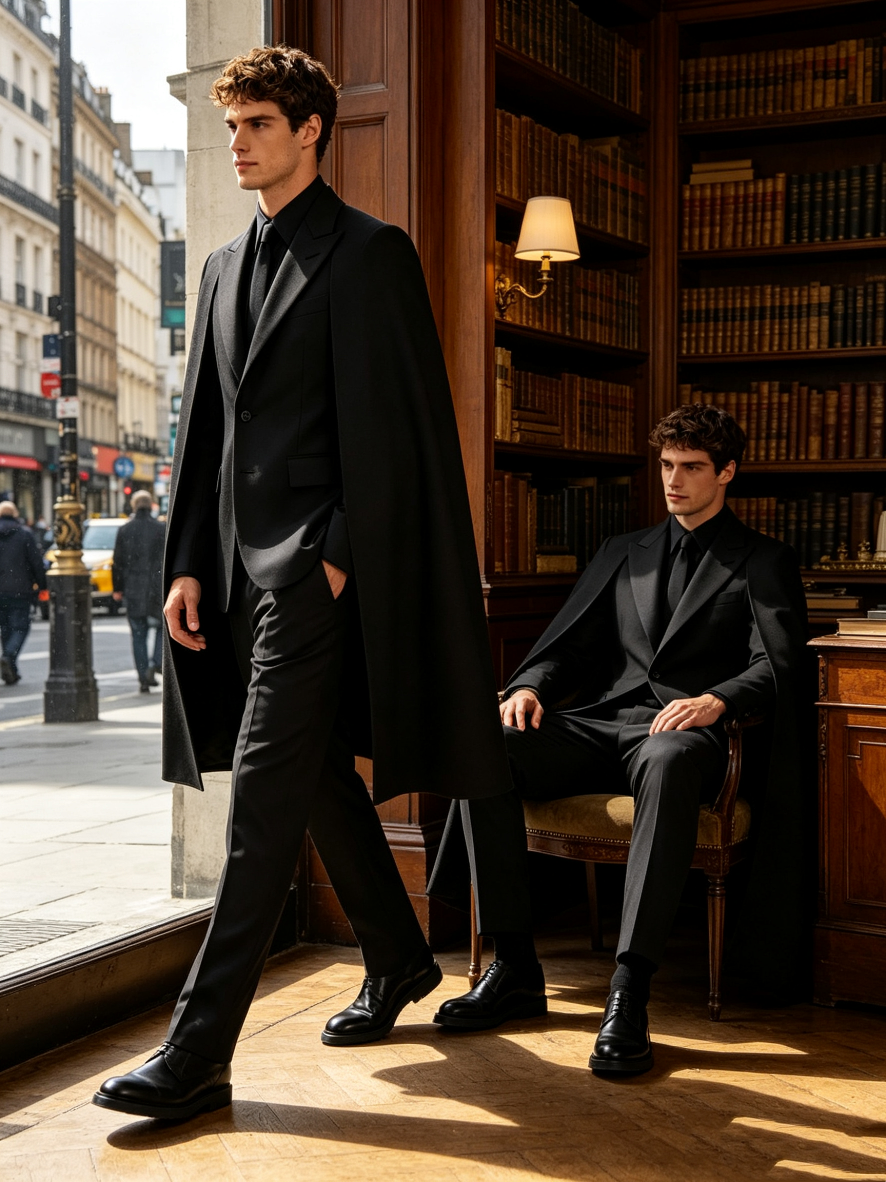 Designer Black Wrap Men Suit S - đánh giá và giá Men Formal Wear Design