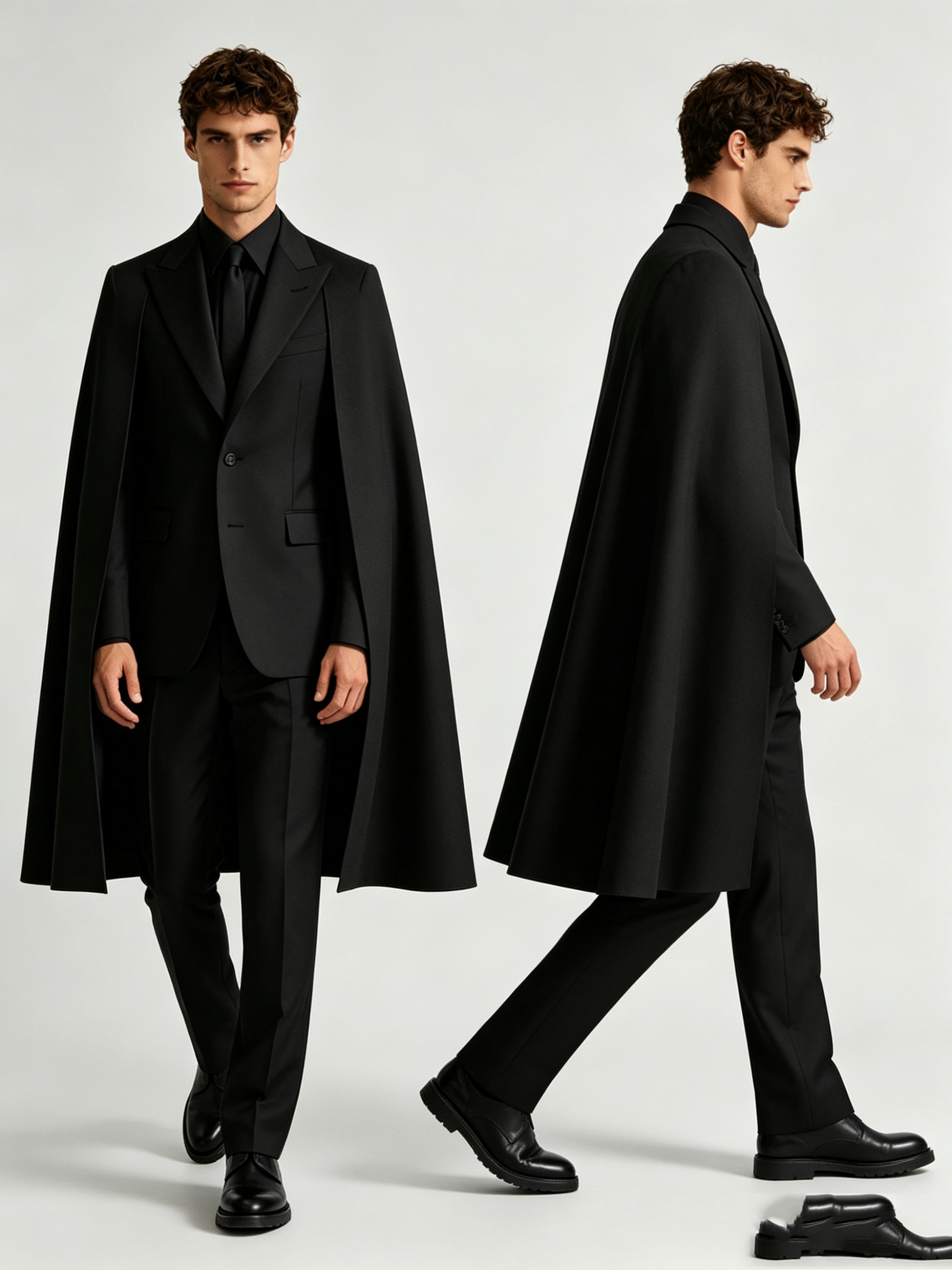 Designer Black Wrap Men Suit S - đánh giá và giá Men Formal Wear Design