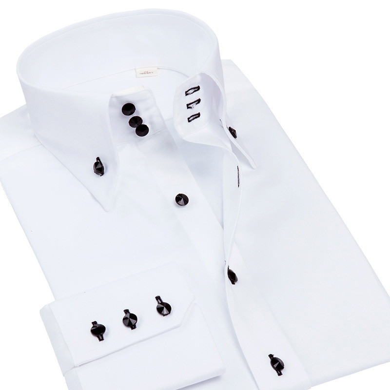 Luxury Men Slim Fit Dress Shir - đánh giá và giá Men Formal Party Wear Shirt