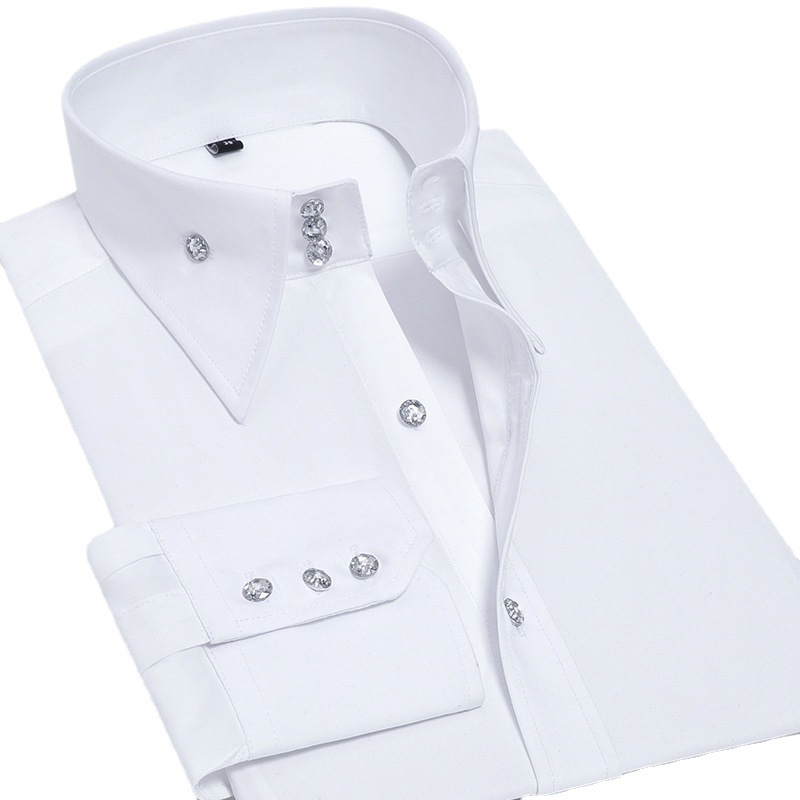 Luxury Men Slim Fit Dress Shir - đánh giá và giá Men Formal Party Wear Shirt