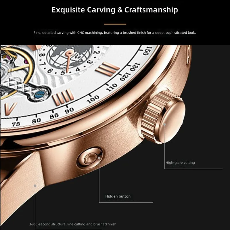 Luxury automatic mechanical wa - đánh giá và giá Men'S Formal Wear Watches