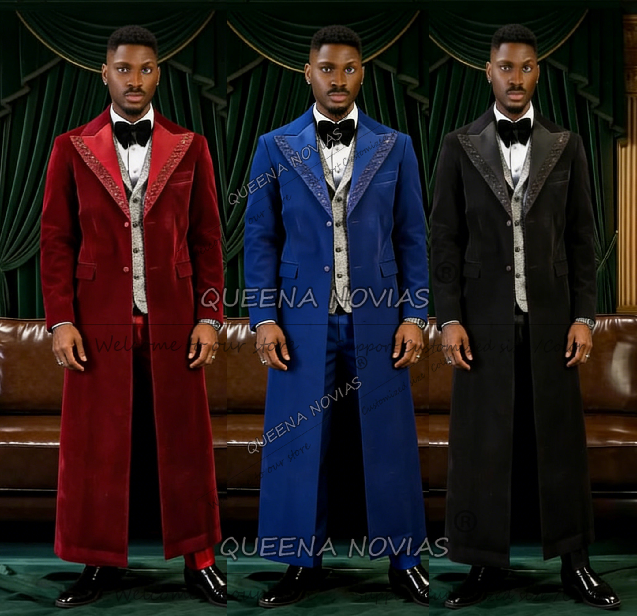 Unique Design Men Suit Long Cu - đánh giá và giá Men Formal Wear Design