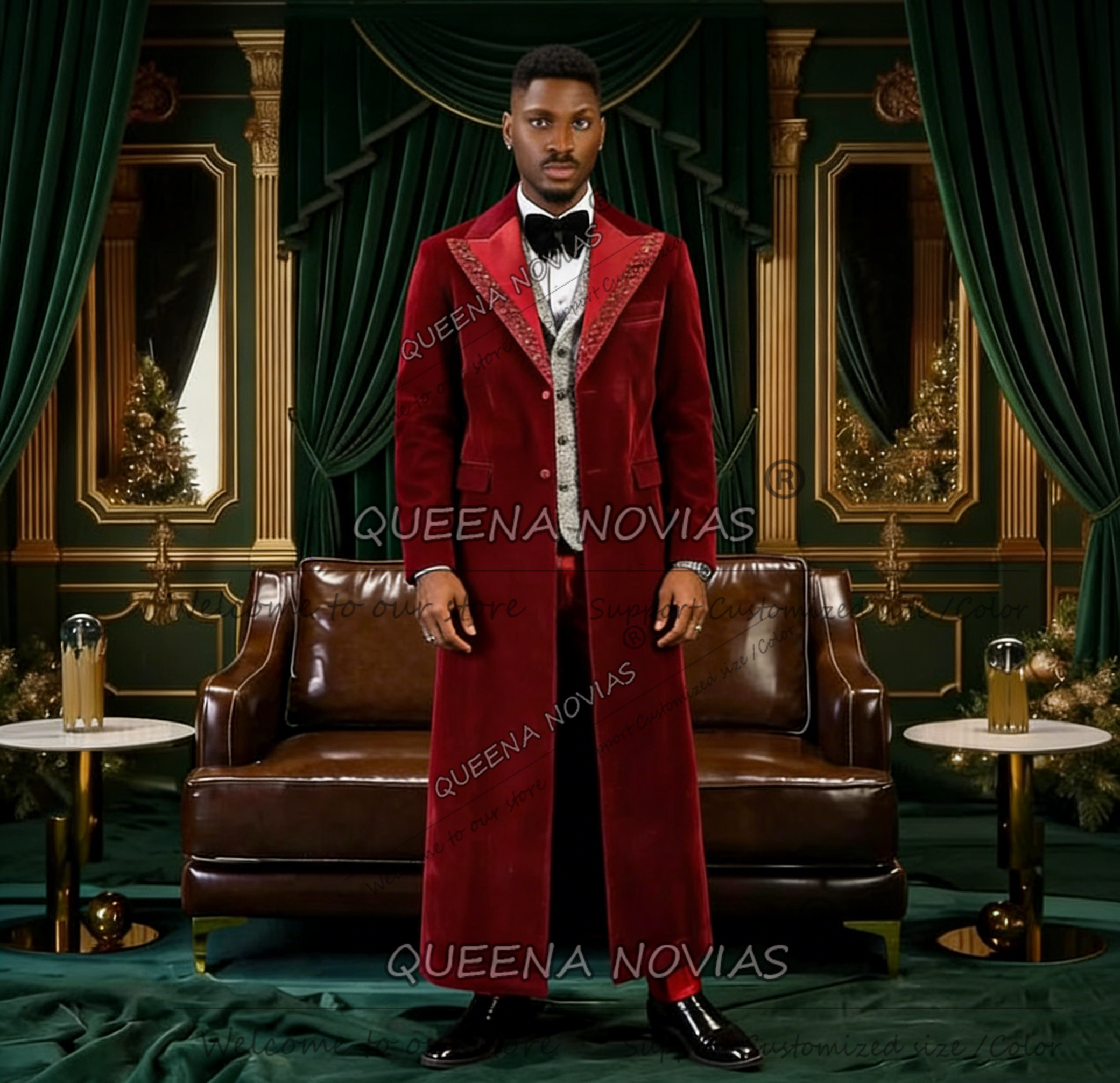 Unique Design Men Suit Long Cu - đánh giá và giá Men Formal Wear Design