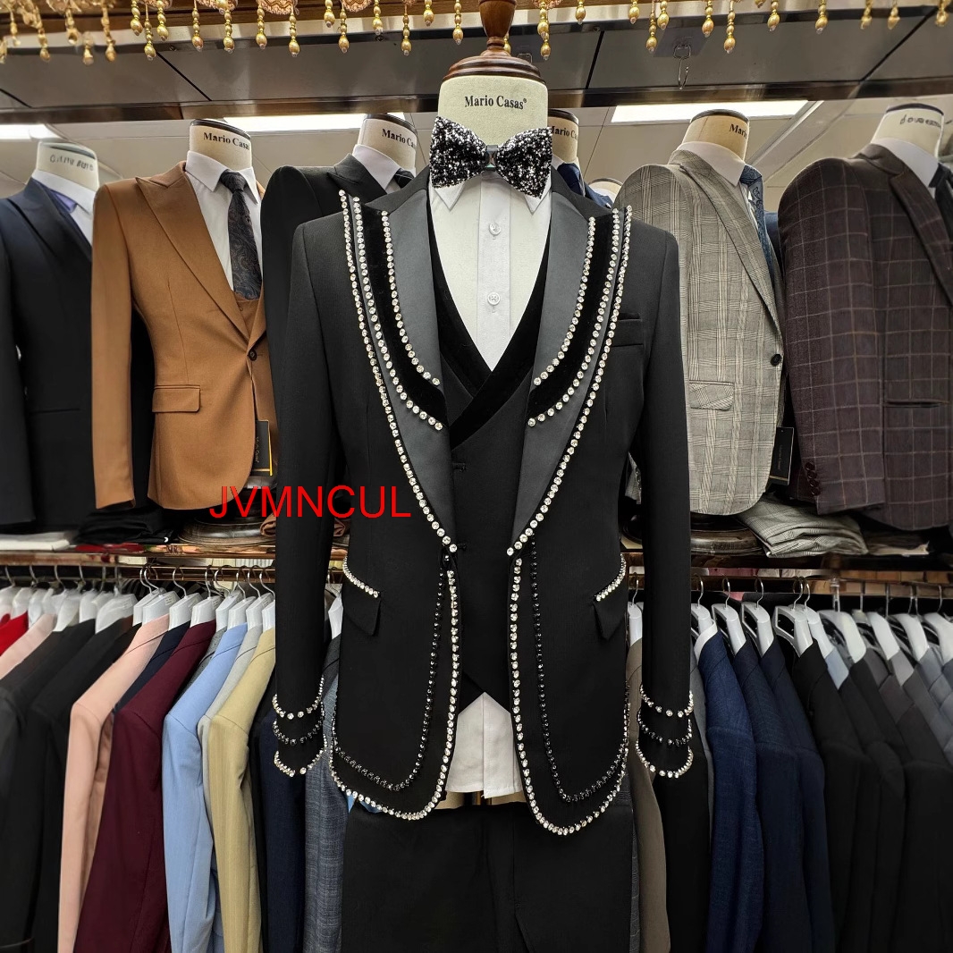 Men's Fashion 3 Piece Suit Sli - đánh giá và giá Men'S Formal Wear For Reception