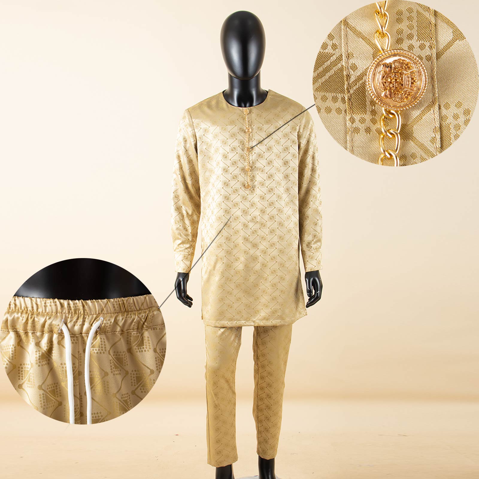 Dashiki Printed Men's Long Shi - đánh giá và giá Men Formal Party Wear Shirt