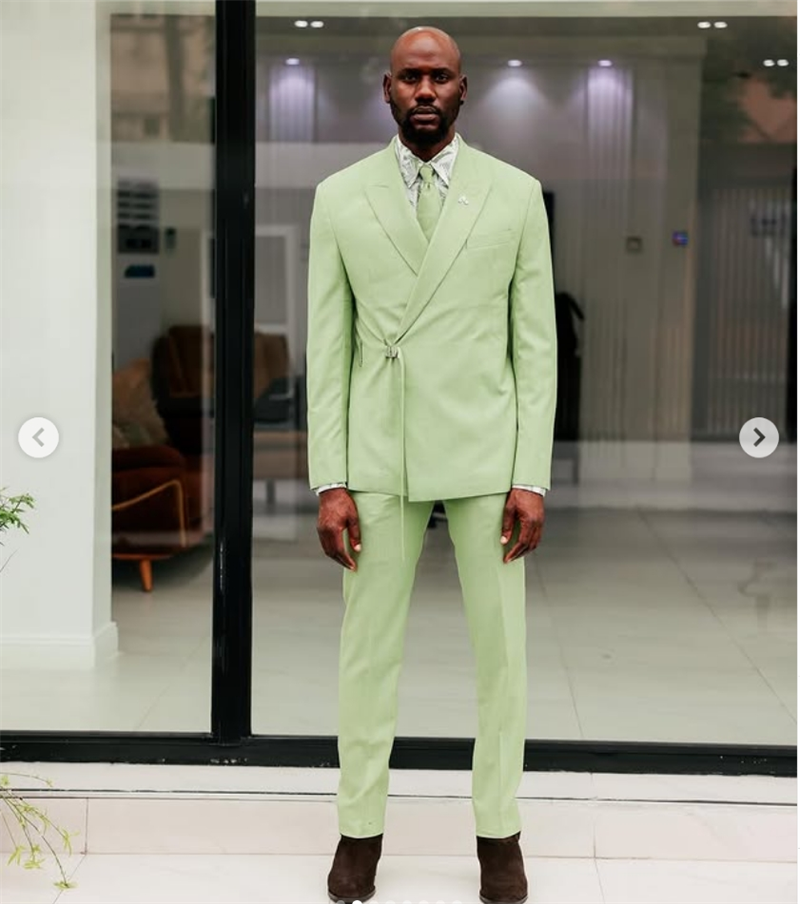 Light Green Men Suits Pants Se - đánh giá và giá Men'S Formal Wear Belt