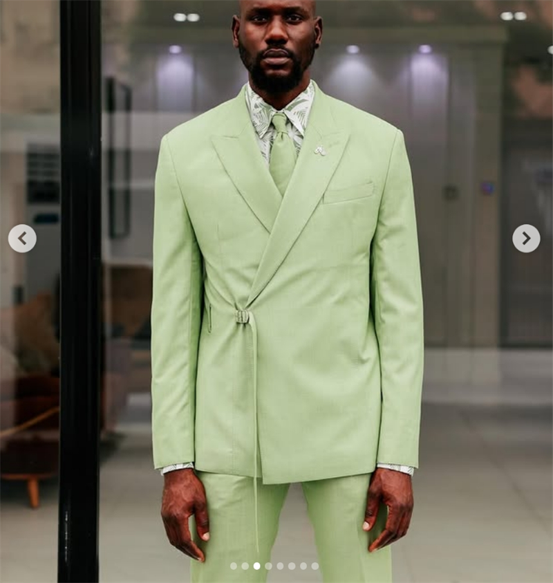 Light Green Men Suits Pants Se - đánh giá và giá Men'S Formal Wear Belt