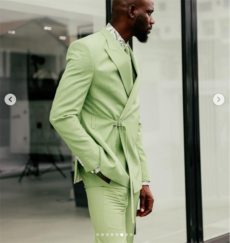 Light Green Men Suits Pants Se - đánh giá và giá Men'S Formal Wear Belt