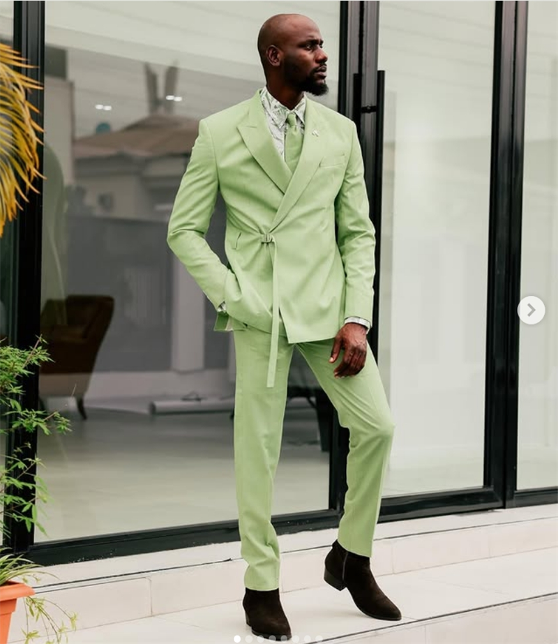 Light Green Men Suits Pants Se - đánh giá và giá Men'S Formal Wear Belt